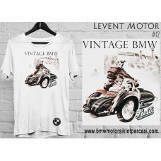Vintage BMW Motorsiklet T-shirt Steib
